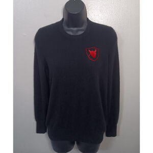 NAADAM Sinfully Soft Women's Medium 100% Cashmere Sweater Black Designer *READ*